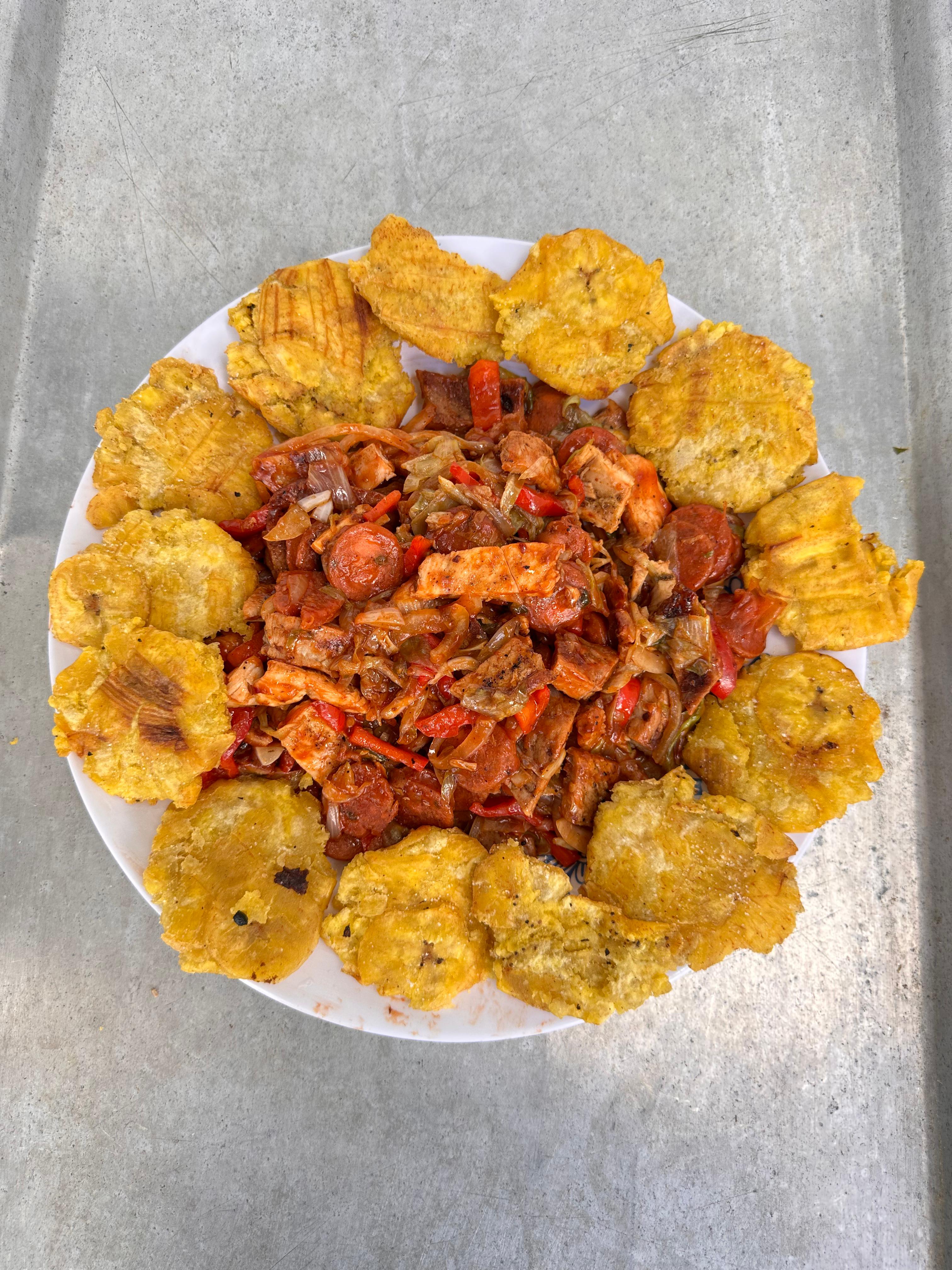 Arroz con Coco y Pescado